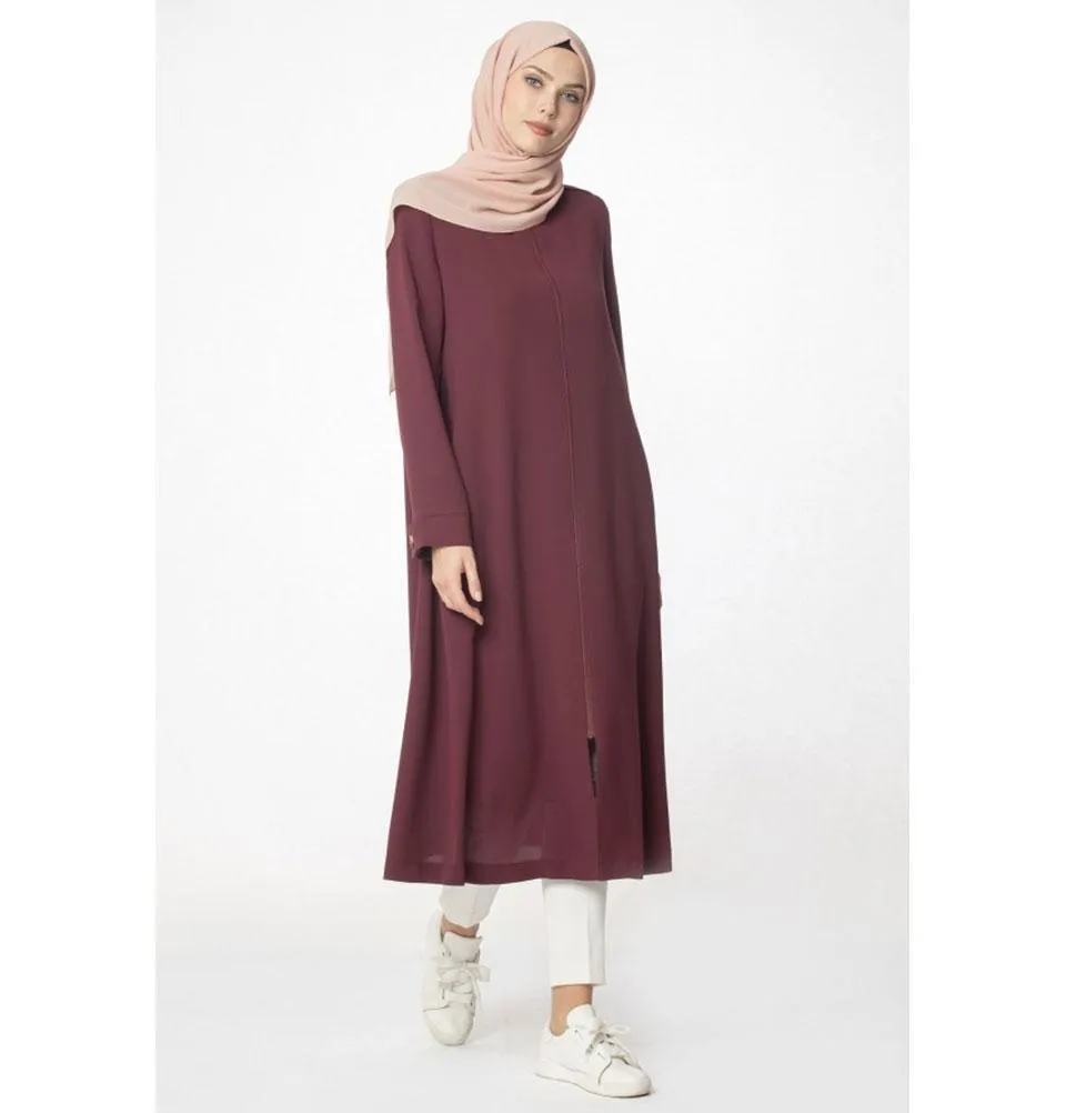 Abaci Modest Topcoat 13397 Maroon