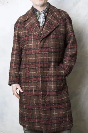 CAGNEY COAT IN BROWN WOOL (made to order)