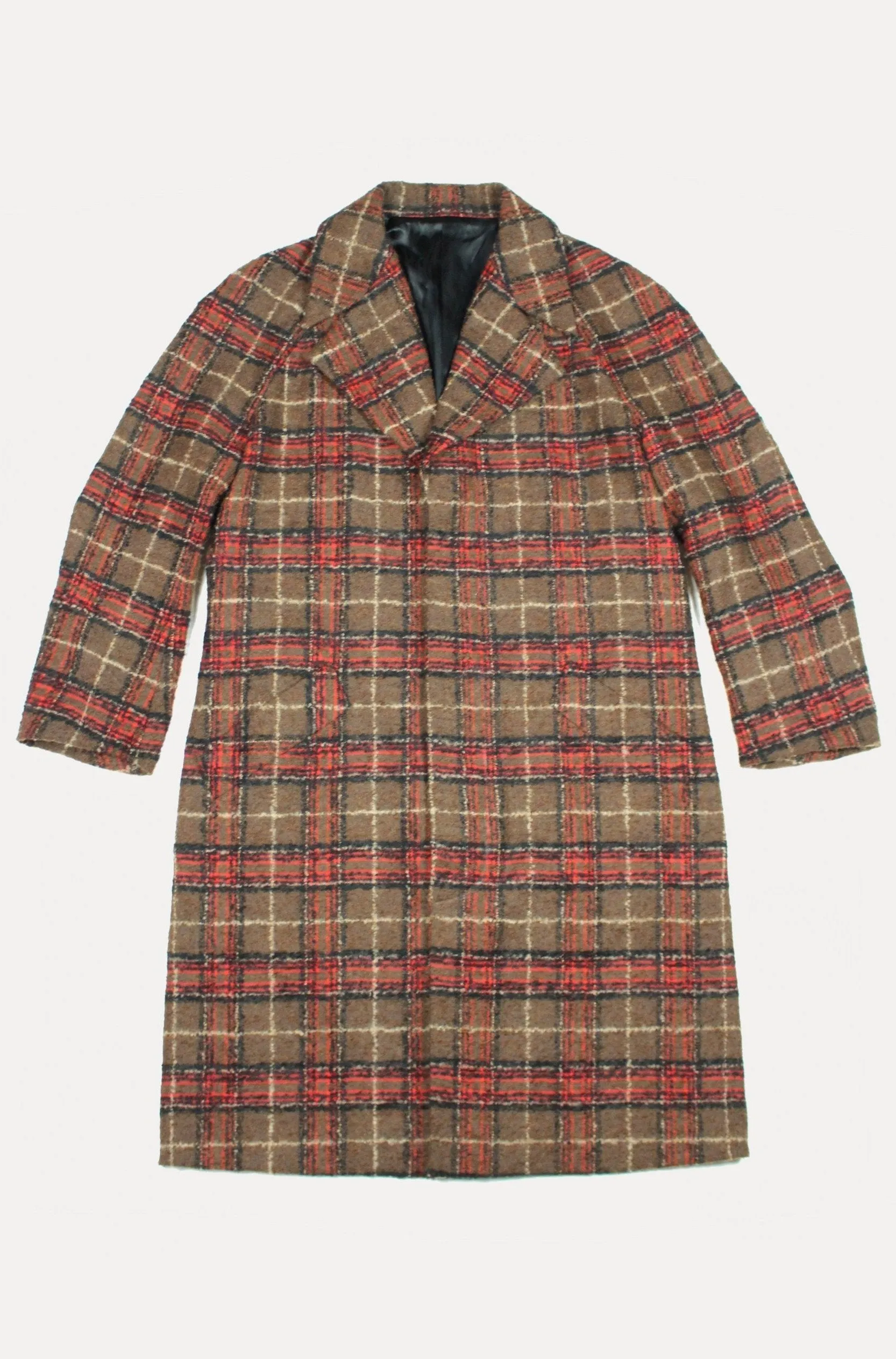 CAGNEY COAT IN BROWN WOOL (made to order)