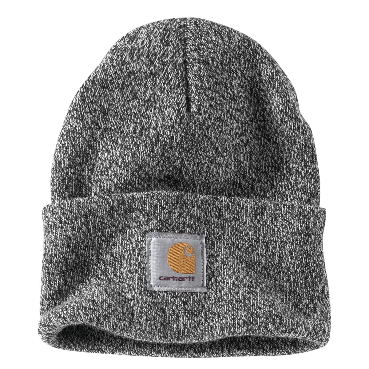 'Carhartt' Acrylic Knit Cuffed Beanie - Black / White