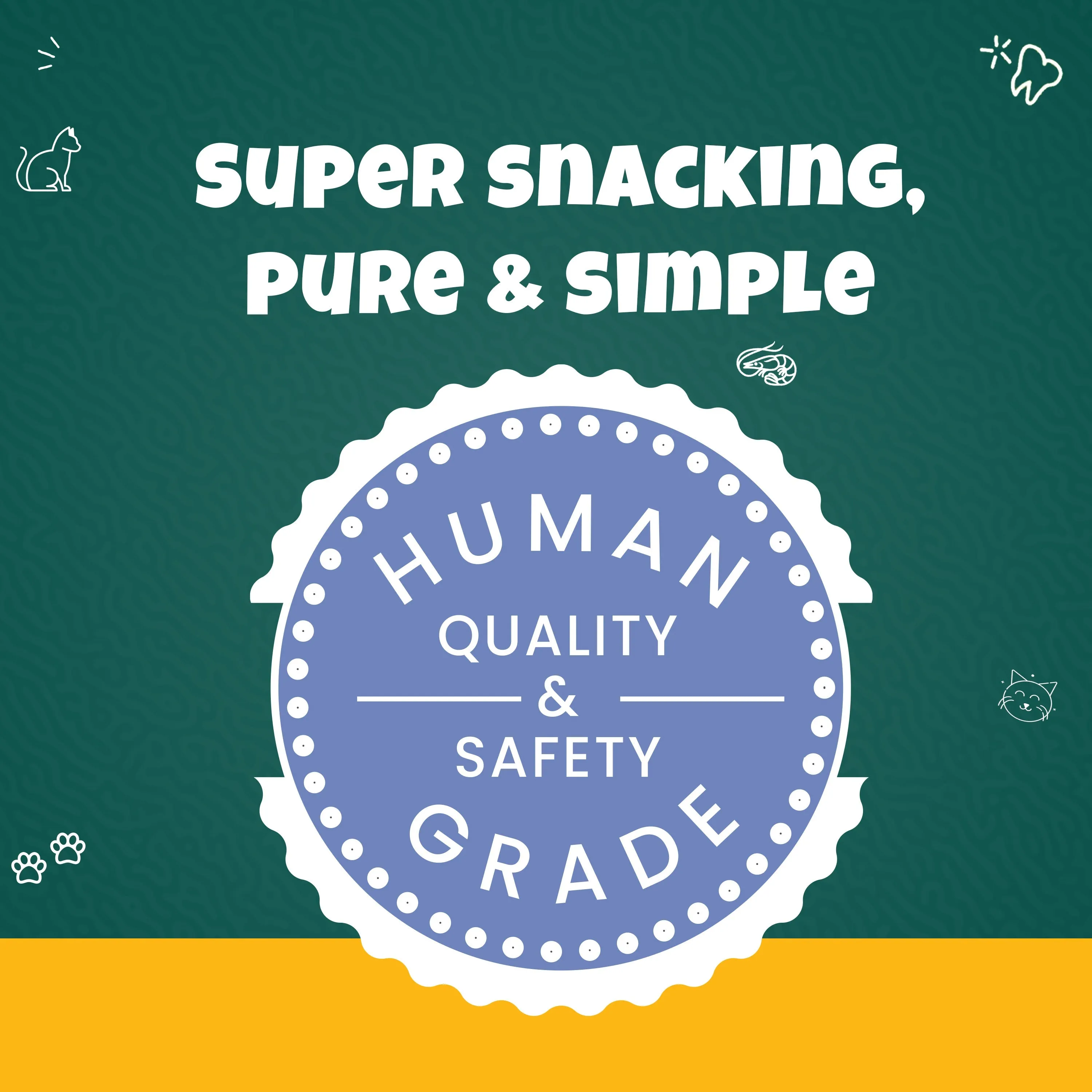 Goofy Tails Freeze Dried Shrimp Treats for Cats and Kittens-30g