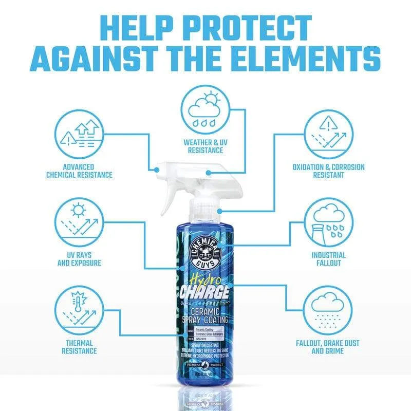 HydroCharge High-Gloss Hydrophobic SI02 Ceramic Spray Coating