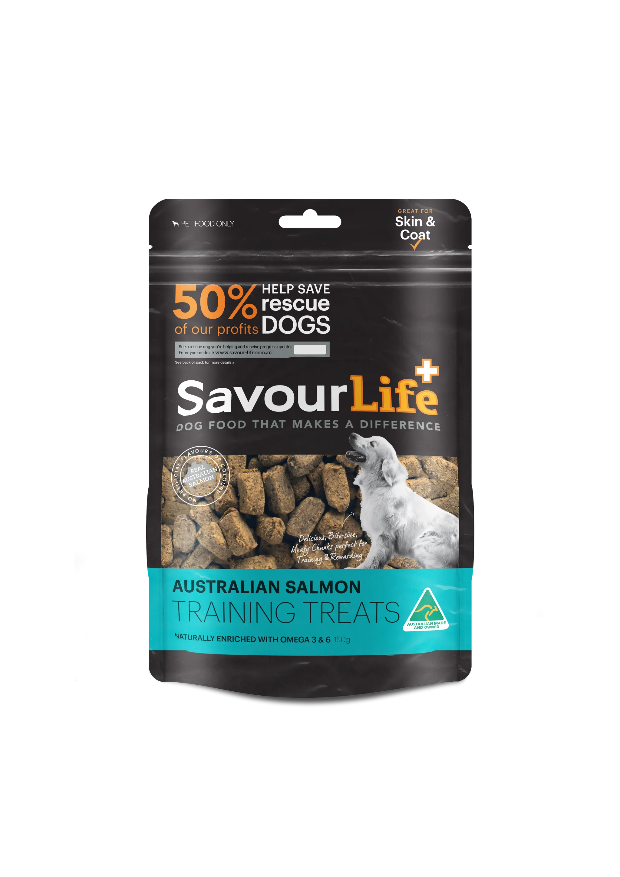 SavourLife Dog Treat Australian Salmon Training Treats 150g