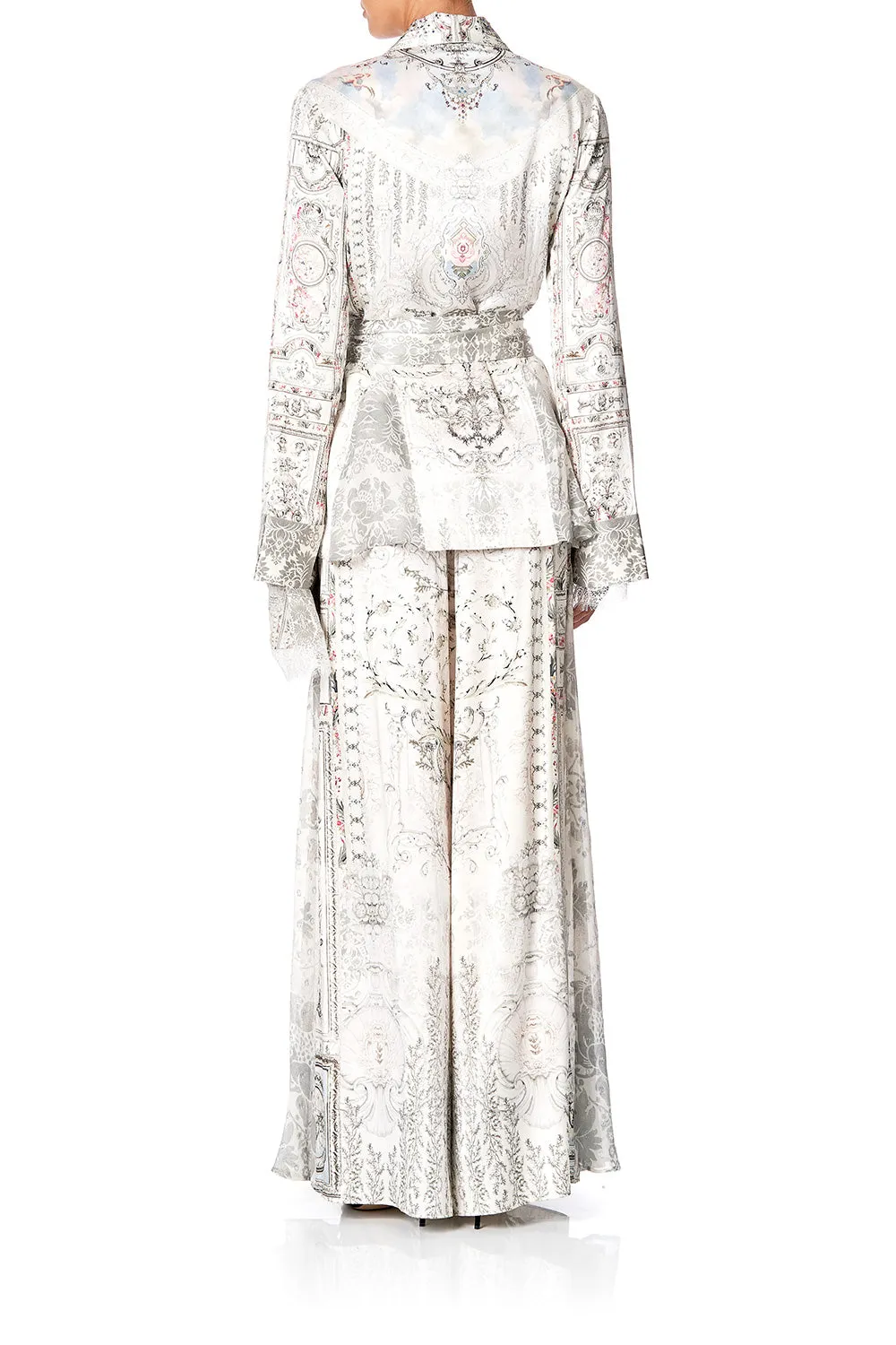 SOFT PANT WITH GODETS CRYSTAL CASTLE