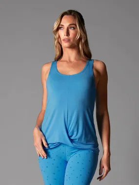 Tavi Flatter Twist Women's Tank Top - Ocean