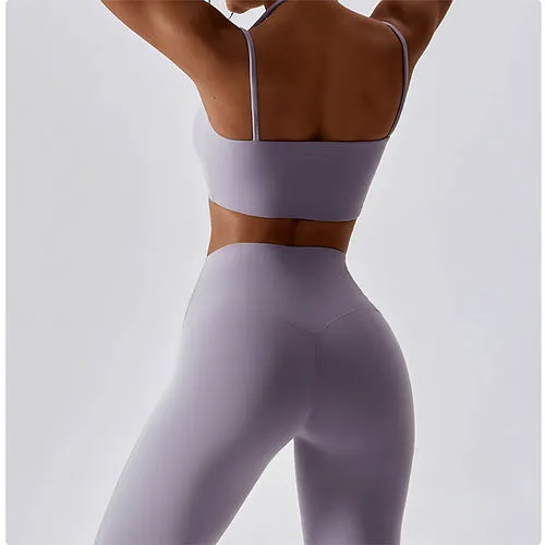 Zara Smooth Leggings - Pastel Lilac